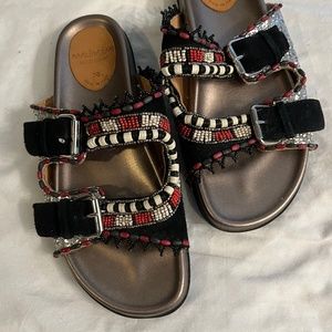 Maliparmi Beaded Sandals Size 38